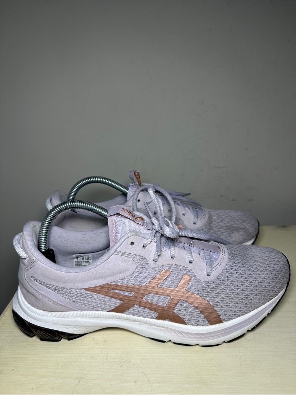 ASICSgel-kumo lyte 2 Lavender Mesh Running Shoes with Rose Gold logo